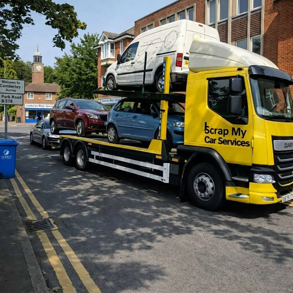 Camberley Truck Location