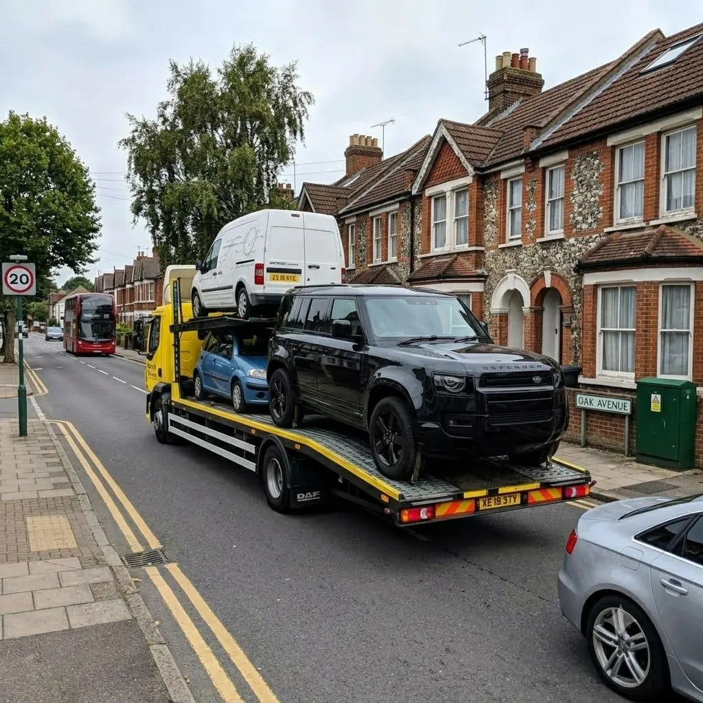 Car transporter truck