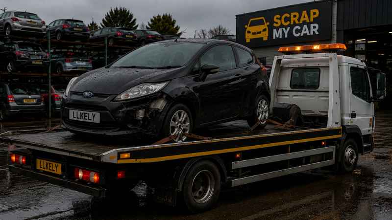 Car in damaged condition