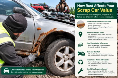 How Rust Affects Your Scrap Car Value
