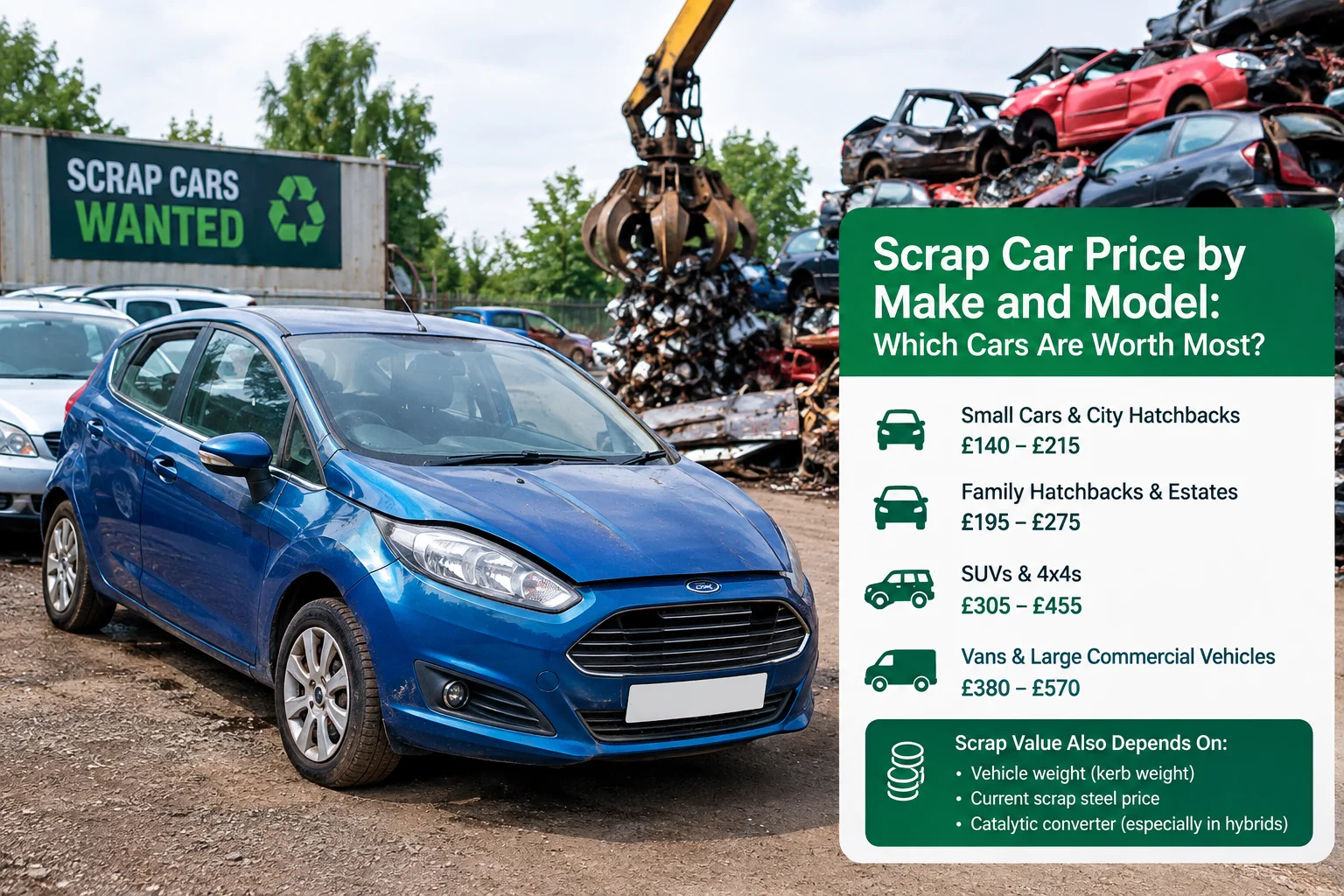 Scrap Car Price by Make and Model